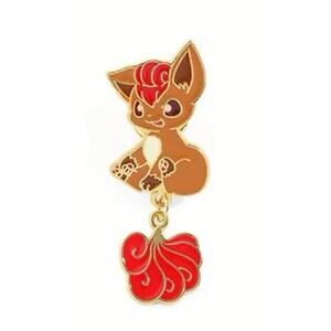 Vulpix Dangling Tail Pokémon Anime Lapel Enamel Pin JOH